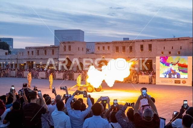 إطلاق مدفع سوق واقف، المعروف أيضاً باسم إطلاق النار بالمدفع، إفطار المدفع إطلاق مدفع سوق واقف، المعروف أيضاً باسم إطلاق النار بالمدفع، إفطار المدفع