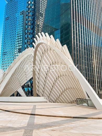 Modern Geometric Architecture at King Abdullah Financial District