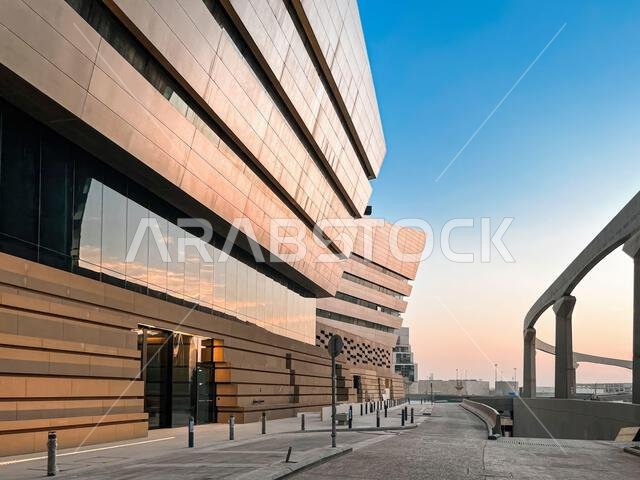 Modern Geometric Architecture at King Abdullah Financial District