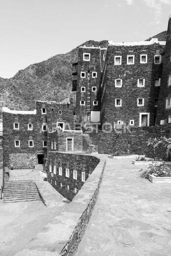 Rijal Almaa is a heritage village located in Asir Region, Saudi Arabia. It locates 45 km away from Abha.