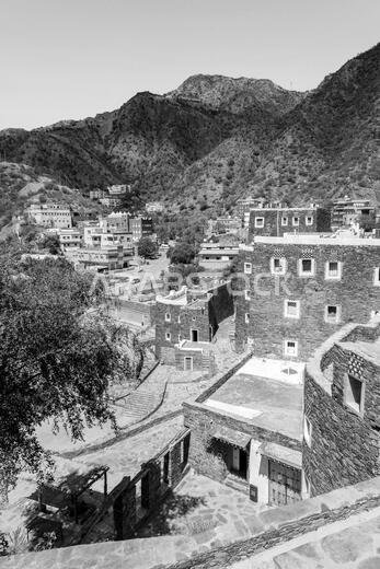 Rijal Almaa is a heritage village located in Asir Region, Saudi Arabia. It locates 45 km away from Abha.