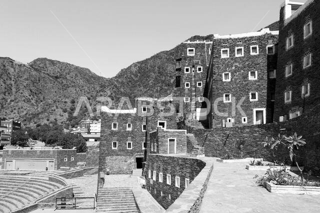 Rijal Almaa is a heritage village located in Asir Region, Saudi Arabia. It locates 45 km away from Abha.