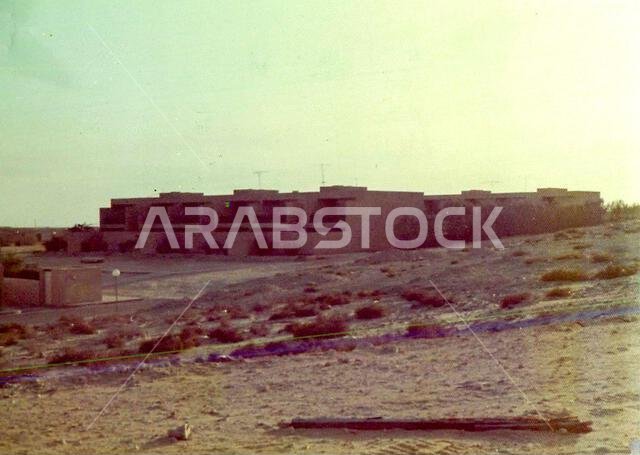 Aramco camp townhouses, Abqaiq, Saudi Arabia, 1980s