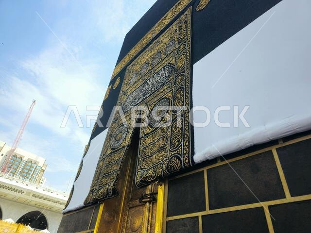 The Kaaba, stone building at the center of Islam's most important mosque and holiest sitein the grand mosque in Makkah, the direction of praying Qibla