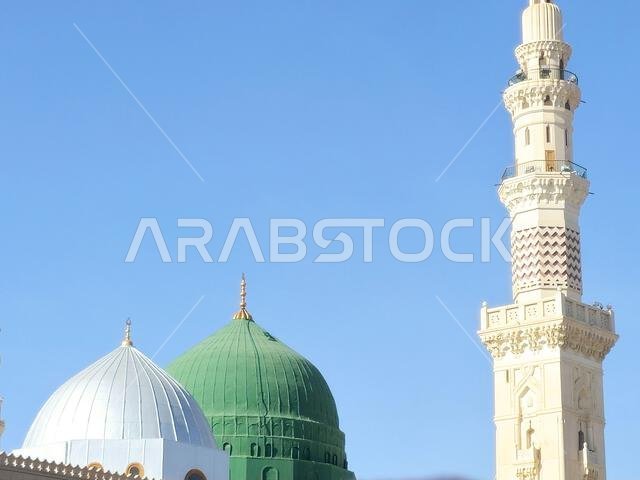 The Prophet's Mosque al-Masjid al-Nabawi, the second mosque built by the Islamic prophet Muhammad in Medina, after the Quba Mosque, the second largest The Prophet's Mosque al-Masjid al-Nabawi, the second mosque built by the Islamic prophet Muhammad in Medina, after the Quba Mosque, the second largest