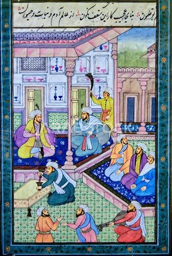 Saudi Arabia, Makkah Province, Jeddah, Al Taybat International Museum of Science and Information, Persian miniature