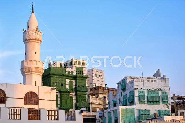 المملكة العربية السعودية، منطقة مكة المكرمة، جدة، البلدة القديمة التاريخية (البلد)، أحد مواقع التراث العالمي لليونسكو، ساحة الذهب، مسجد المعمر، والتقاليد المملكة العربية السعودية، منطقة مكة المكرمة، جدة، البلدة القديمة التاريخية (البلد)، أحد مواقع التراث العالمي لليونسكو، ساحة الذهب، مسجد المعمر، والتقاليد