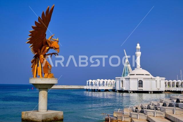 المملكة العربية السعودية، منطقة مكة المكرمة، جدة، الكورنيش، مسجد الرحمة المملكة العربية السعودية، منطقة مكة المكرمة، جدة، الكورنيش، مسجد الرحمة
