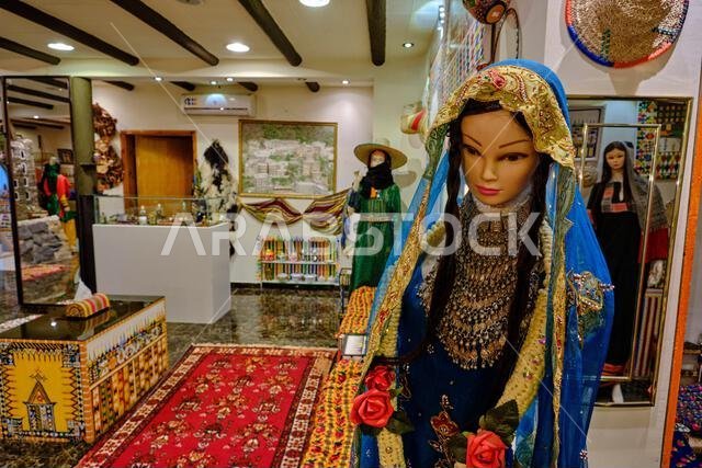 Saudi Arabia, Asir Province, Fatima Museum of Interior Decoration and Women's Clothing
