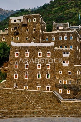Saudi Arabia, ASIR province, village of Rijal Almaa