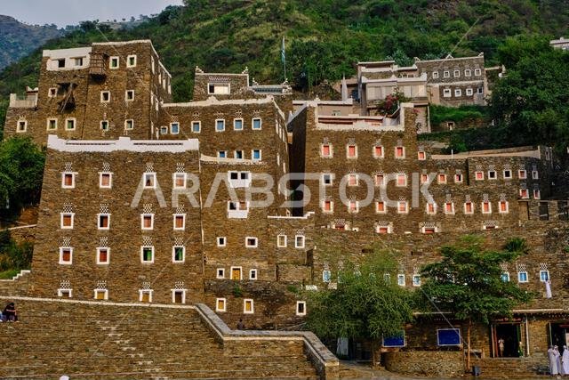 Saudi Arabia, ASIR province, village of Rijal Almaa