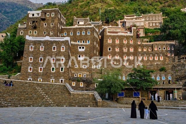 Saudi Arabia, ASIR province, village of Rijal Almaa