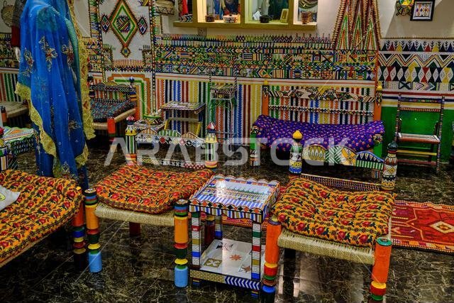 Saudi Arabia, Asir Province, Fatima Museum of Interior Decoration and Women's Clothing Saudi Arabia, Asir Province, Fatima Museum of Interior Decoration and Women's Clothing