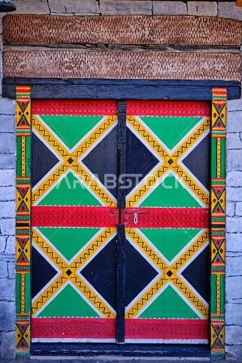 Saudi Arabia, ASIR province, Khamis Mushait, museum in a traditional house