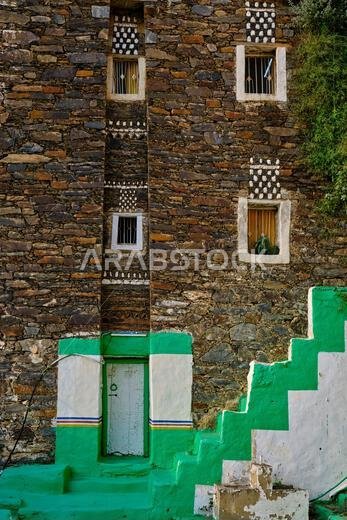 Saudi Arabia, ASIR province, village of Rijal Almaa