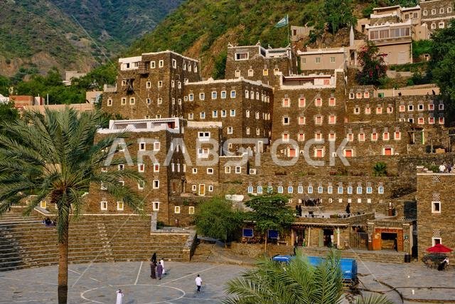 Saudi Arabia, ASIR province, village of Rijal Almaa