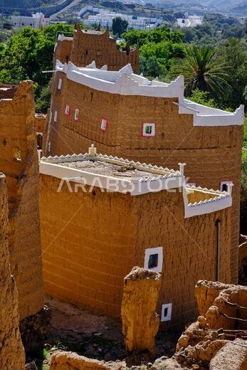 Saudi Arabia, province of Asir, village of Dhahran Al Janub Saudi Arabia, province of Asir, village of Dhahran Al Janub