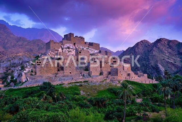 Saudi Arabia, Al Bahah province, Thee Ain village