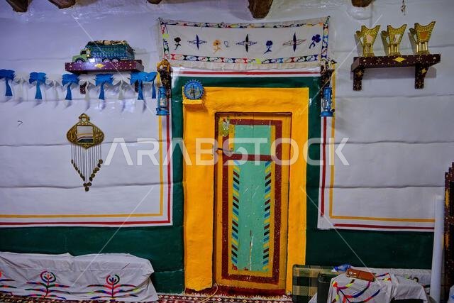 Saudi Arabia, Najran province, Badr Al Janoub village, traditional house