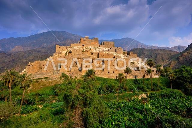 Saudi Arabia, Al Bahah province, Thee Ain village