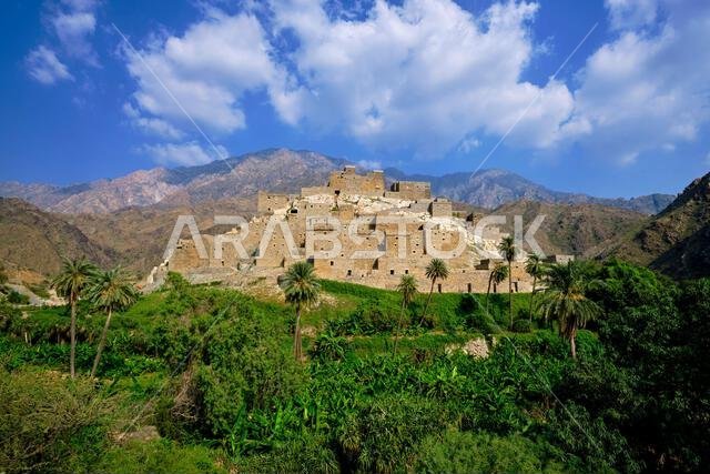 Saudi Arabia, Al Bahah province, Thee Ain village