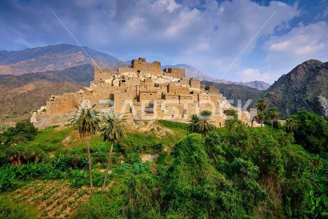 Saudi Arabia, Al Bahah province, Thee Ain village