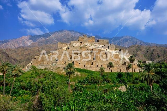 Saudi Arabia, Al Bahah province, Thee Ain village