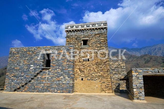 Saudi Arabia, Al Bahah province, Thee Ain village