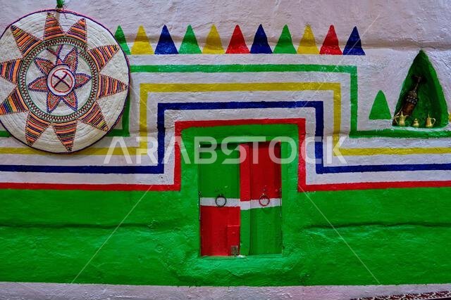 Saudi Arabia, Najran province, Badr Al Janoub village, traditional house