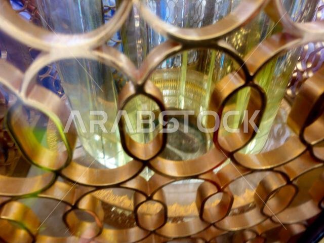 Maqam Ibrahim or Station of Abraham, a small square stone associated with Ibrahim and Ismail and their building of the Kaaba in the Great Mosque of M Maqam Ibrahim or Station of Abraham, a small square stone associated with Ibrahim and Ismail and their building of the Kaaba in the Great Mosque of M