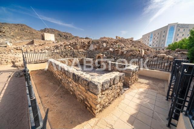 Sa’ad bin Ma’az Mosque, in Medina, Saudi Arabia, islamic heritage, a sacred site that attracts visitors from across the Muslim world Sa’ad bin Ma’az Mosque, in Medina, Saudi Arabia, islamic heritage, a sacred site that attracts visitors from across the Muslim world