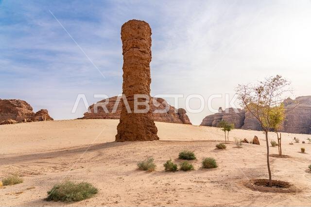 The panoramic Ashar Valley showcases the amazing sandstone rock formations of region of AlUla, a breathtaking desert landscape in Saudi Arabia The panoramic Ashar Valley showcases the amazing sandstone rock formations of region of AlUla, a breathtaking desert landscape in Saudi Arabia