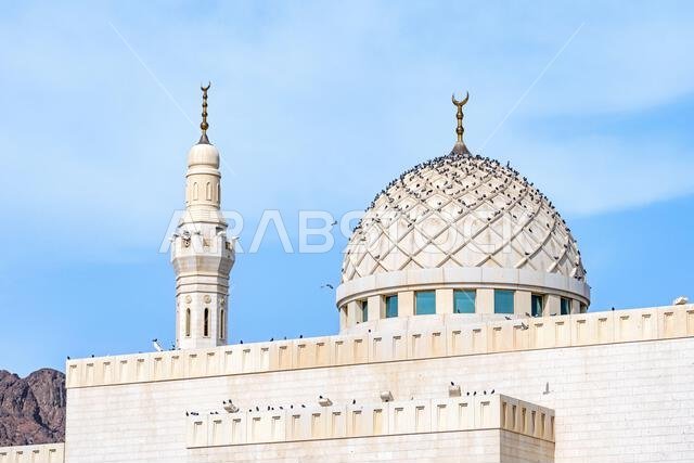 مسجد سيد الشهداء، المدينة المنورة، المملكة العربية السعودية، موقع تراثي إسلامي مقدس يجذب الزوار من جميع أنحاء العالم الإسلامي مسجد سيد الشهداء، المدينة المنورة، المملكة العربية السعودية، موقع تراثي إسلامي مقدس يجذب الزوار من جميع أنحاء العالم الإسلامي