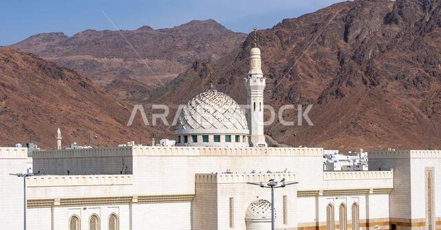 مسجد سيد الشهداء، المدينة المنورة، المملكة العربية السعودية، موقع تراثي إسلامي مقدس يجذب الزوار من جميع أنحاء العالم الإسلامي