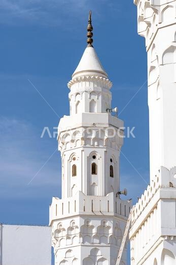 Mosque of the Two Qiblas in Medina, Saudi Arabia, islamic heritage, a sacred site that attracts visitors from across the Muslim world