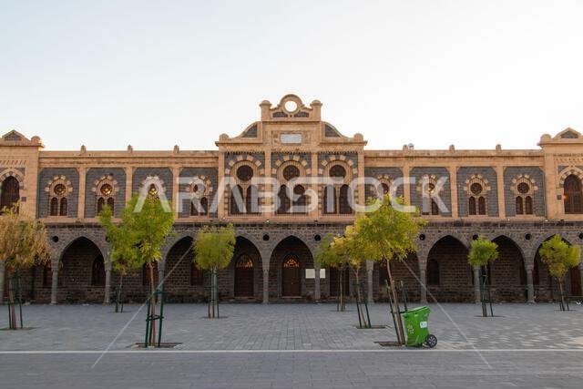 Former train station of Hejaz railway in Medina, Saudi Arabia. 1 October 2024