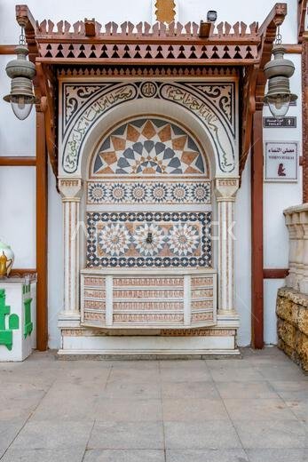 Al Tayibat City Museum in Jeddah at sunset, Saudi Arabia, with its traditional architectural design, showcases the rich cultural heritage of region Al Tayibat City Museum in Jeddah at sunset, Saudi Arabia, with its traditional architectural design, showcases the rich cultural heritage of region