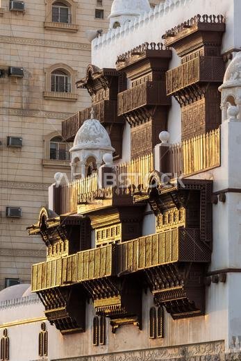 Al Tayibat City Museum in Jeddah at sunset, Saudi Arabia, with its traditional architectural design, showcases the rich cultural heritage of region