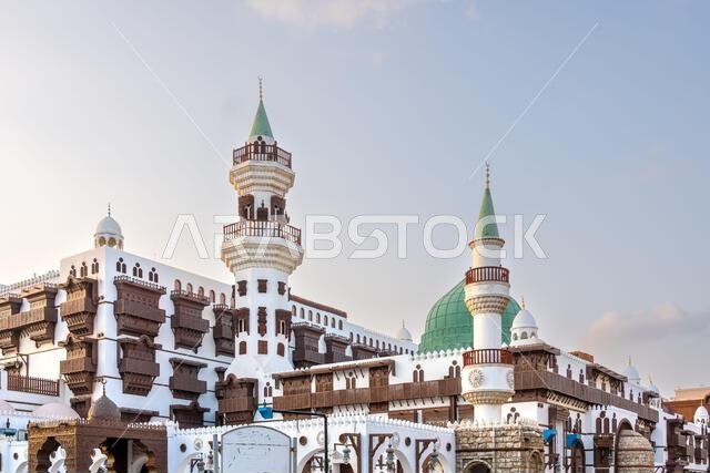 Al Tayibat City Museum in Jeddah at sunset, Saudi Arabia, with its traditional architectural design, showcases the rich cultural heritage of region