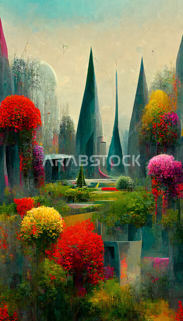 Close up of a creative painting, artistic drawings, plastic art, wall art, drawing boards, exhibitions and arts