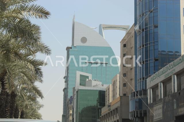 الرياض في المملكة العربية السعودية، برج المملكة. الرياض في المملكة العربية السعودية، برج المملكة.