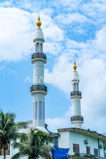 مسجد المدينة الكبير في مالابورام، ولاية كيرالا، الهند.