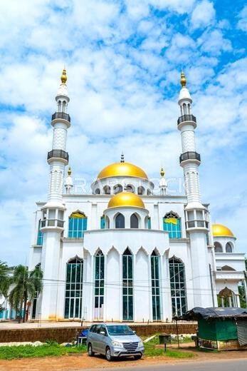 Madin Grand Masjid in Malappuram, Kerala, India.