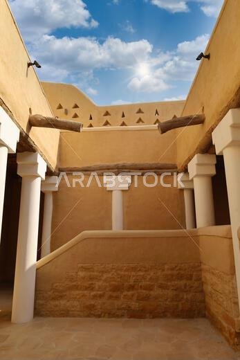 Al Diriyah old capital . Riyadh Saudi Arabia - Diriyah ruins - Saudi culture. National day Al Diriyah old capital . Riyadh Saudi Arabia - Diriyah ruins - Saudi culture. National day