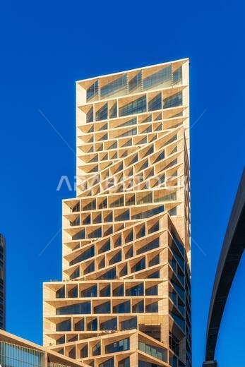 Modern buildings in King Abdullah Financial District (KAFD), Riyadh, Saudi Arabia.
