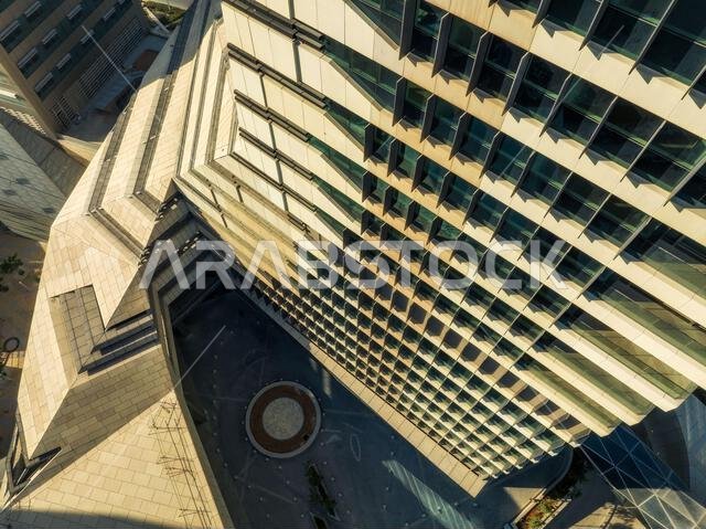 Modern buildings in King Abdullah Financial District (KAFD), Riyadh, Saudi Arabia.