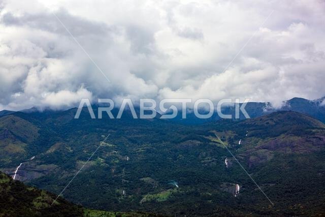 Wonderful view of the clouds from Alsoda mountains in Abha city southern Part of Saudi Arabia.