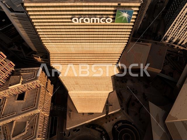 Modern buildings in King Abdullah Financial District (KAFD), Riyadh, Saudi Arabia.