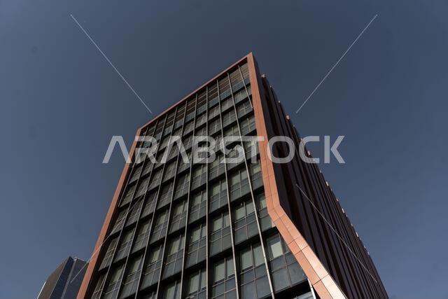 Modern buildings in King Abdullah Financial District (KAFD), Riyadh, Saudi Arabia. Modern buildings in King Abdullah Financial District (KAFD), Riyadh, Saudi Arabia.