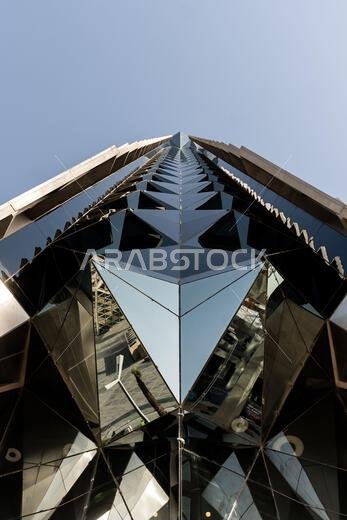 Modern buildings in King Abdullah Financial District (KAFD), Riyadh, Saudi Arabia.